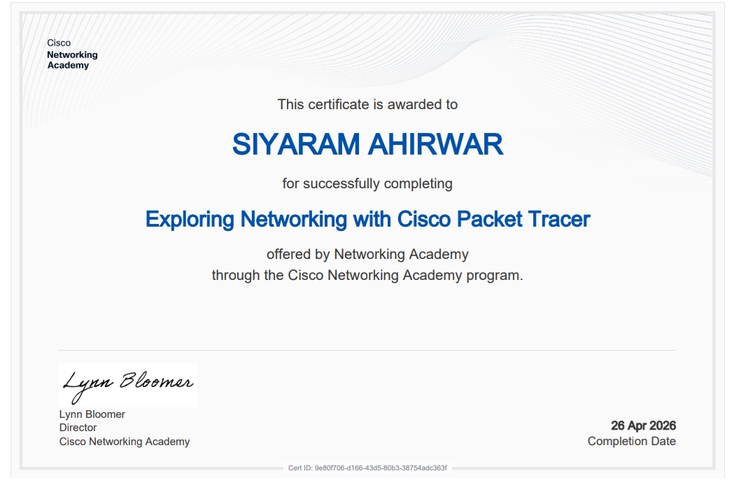 Cisco Packet Tracer